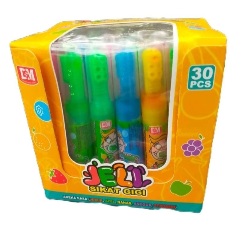 

Permen Jelly Sikat Gigi Isi 30 Pcs