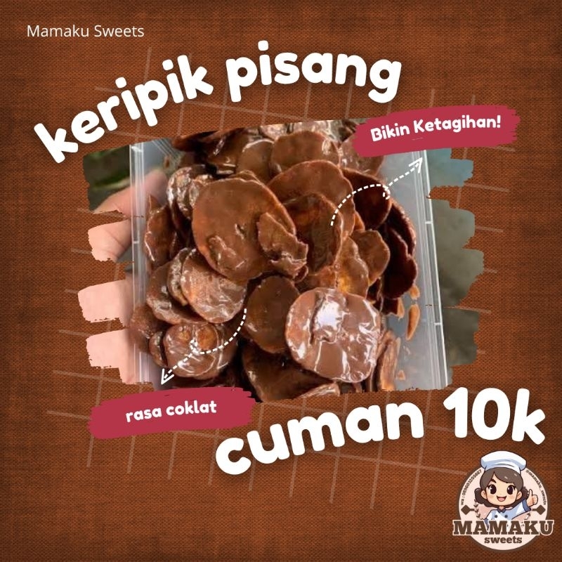 

kripik pisang coklat lumer