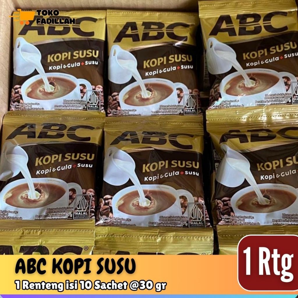 

Kopi ABC Susu Renteng 30gr x 10 Sachet