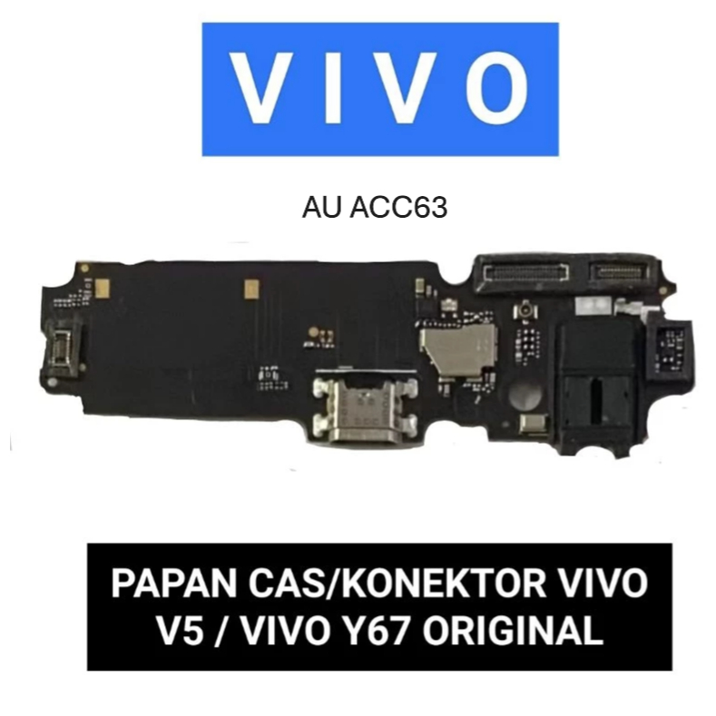PAPAN CAS KONEKTOR CHARGER VIVO V5 / VIVO V5S / VIVO V5 LITE / VIVO Y67 + MIC ORIGINAL PRODUK..