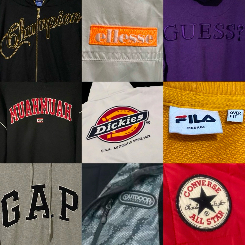 Vintage Casul Jaket Hoodie Parka Crewneck Tracking Tracktop Wind Breaker Tshirt Second