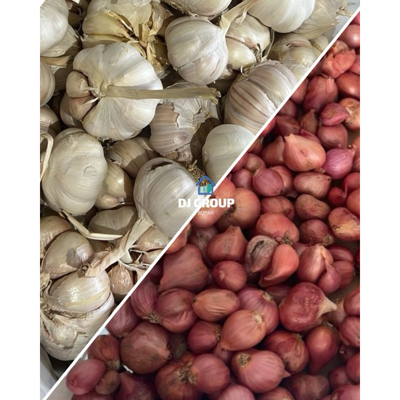 [Aneka Bumbu Blitar] Bawang Putih Merah Kemiri Kentang Bombay Kluwak Terasi 250 500 gram 1 kg Kating