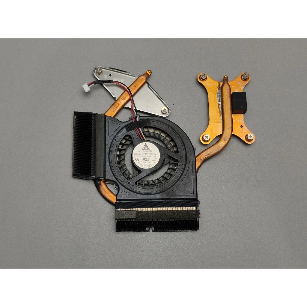 ET32 HSF-SAM-7 HEATSINK FAN PROCESSOR LAPTOP SAMSUNG R440 NP-R440L BA62-00506A KSB0705HA