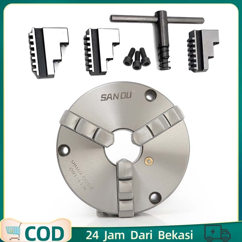 3 Jaw Chuck Mini Lathe 3" Kepala Bubut Mini Chuck Mesin Bubut Alat Bubut