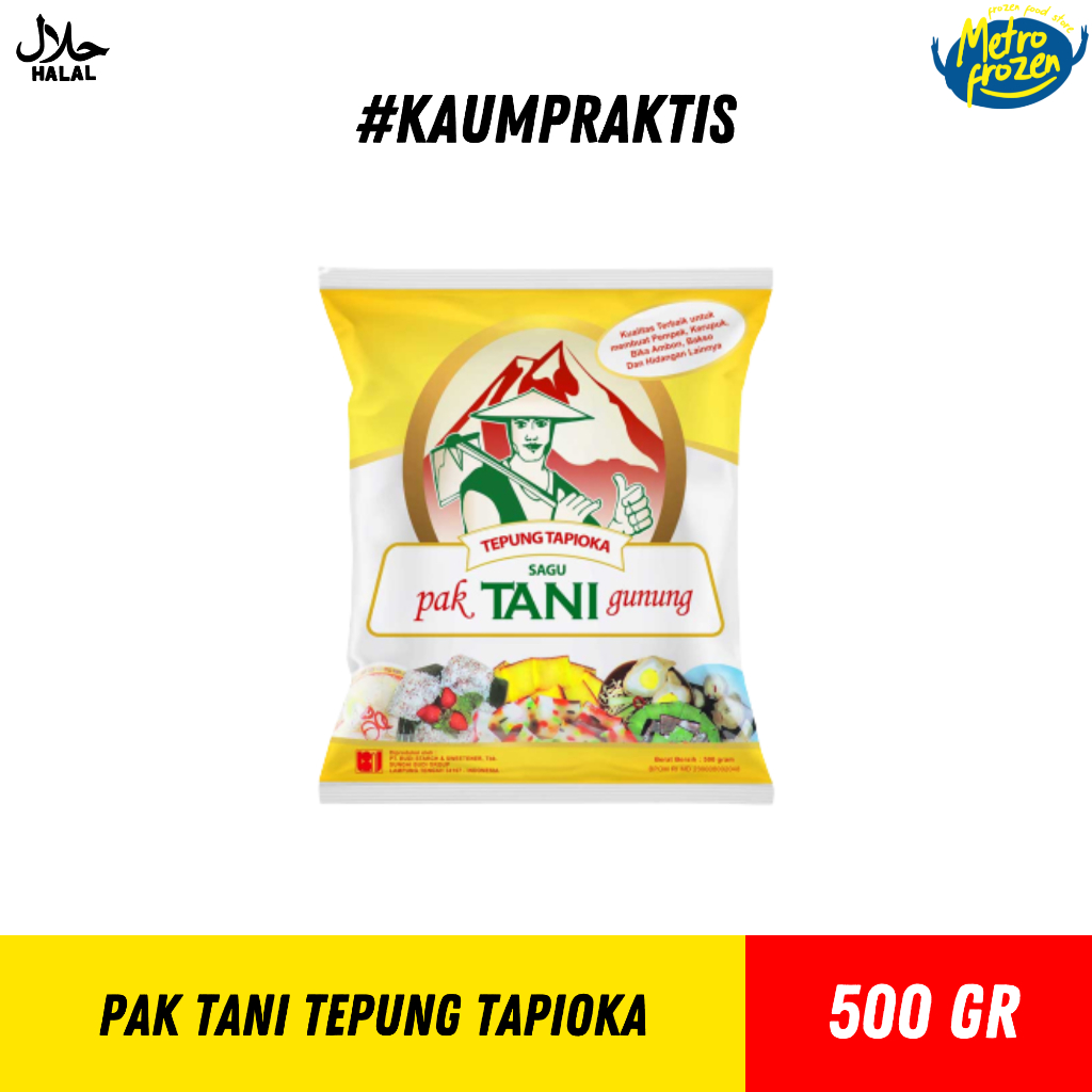 

PAK TANI Tepung Tapioka 500gr //tepung tapioka paktani //tapioka
