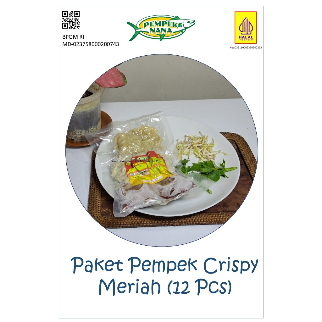 

Pempek Nana - Paket Crispy Kulit + Criwil Supŕeme (12 pcs)