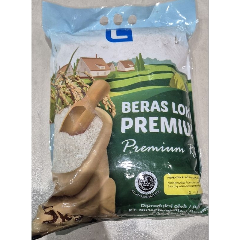 

Beras Lokal Premium L CHOICE L Premium Local Rice 5 Kg - LM