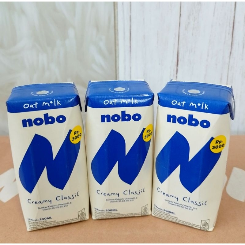 

Oat Milk Susu Nobo 200ml isi 24 pcs / duss enak manis harga terjangkau