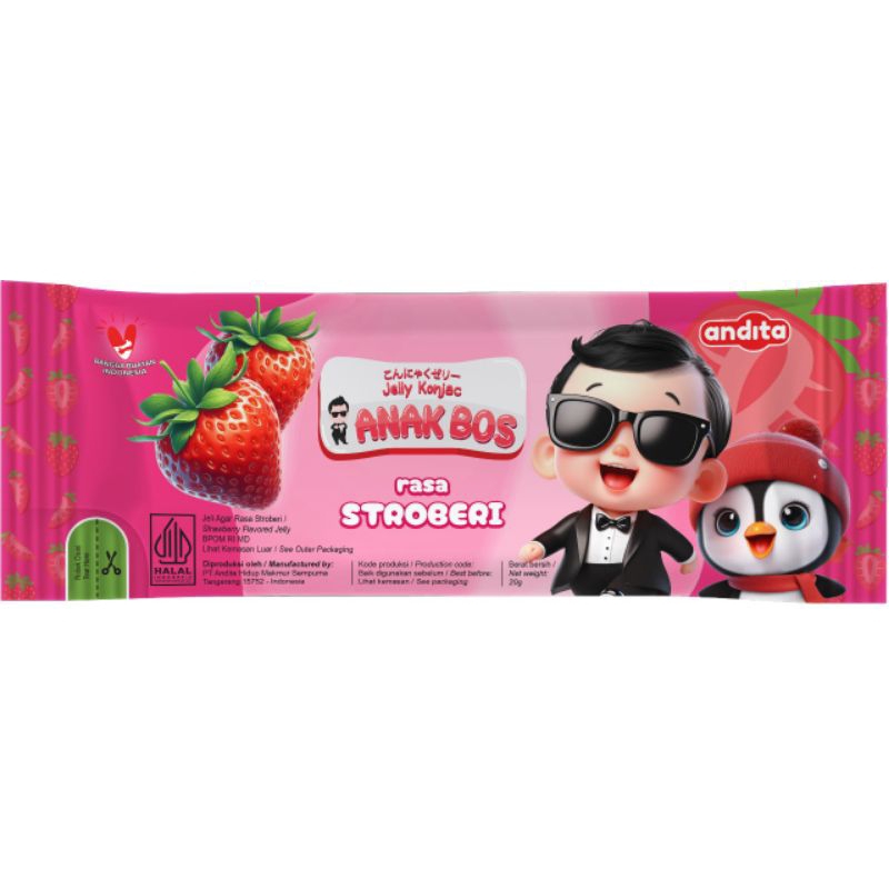 

Jelly konjac varian stroberi per inner