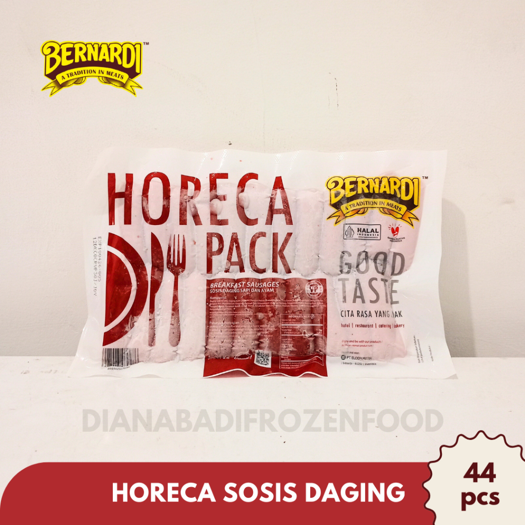 

Horeca Sosis Sapi Bernardi VP 1kg
