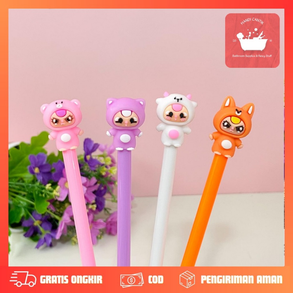 

PULPEN GEL CRYBABY BABY THREE CUSTOM PGK-1840 PEN LUCU IMUT KADO UNIK SOUVERNIR