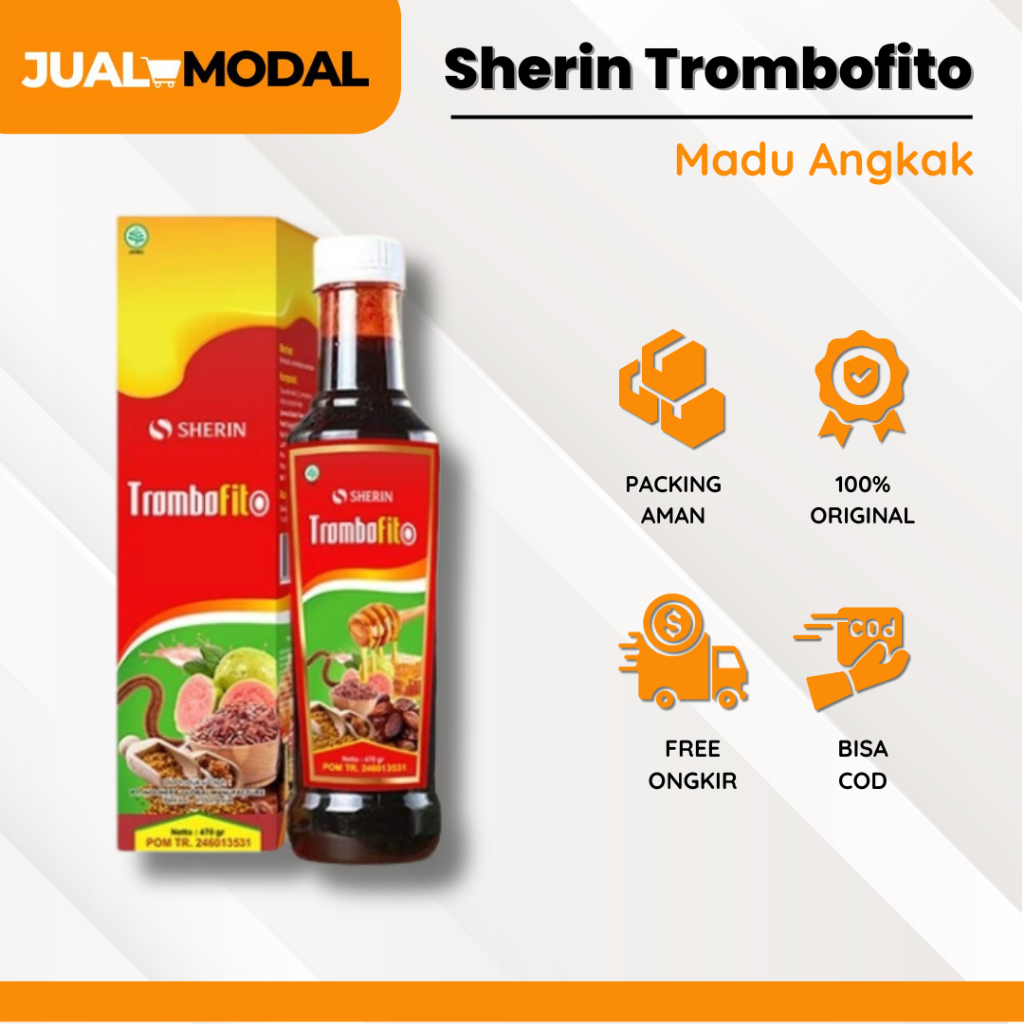 

Madu Angkak TROMBOFIT0 Ramuan Sari Kurma Plus Propolis Herbal DBD, Tipes & Menaikkan Trombosit 470gr