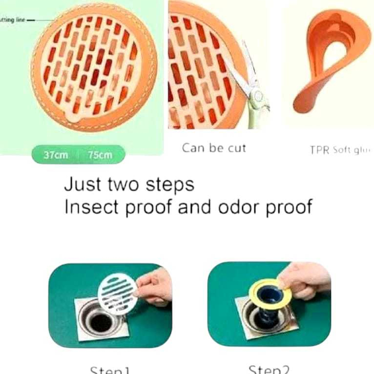 Saringan Penutup Saluran Air Kamar Mandi Anti Bau Anti Rambut Saringan Got Kamar Mandi