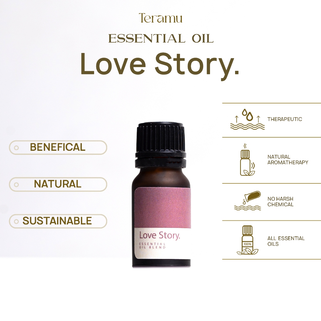 Essential Oil Aromatherapy Diffuser Natural Aphrodisiac Love Story10ml