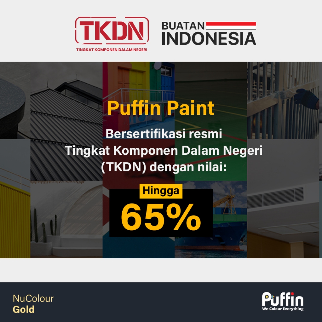 Cat Tembok Interior Nucolour Gold 5 Kg Matt Tutup Baik