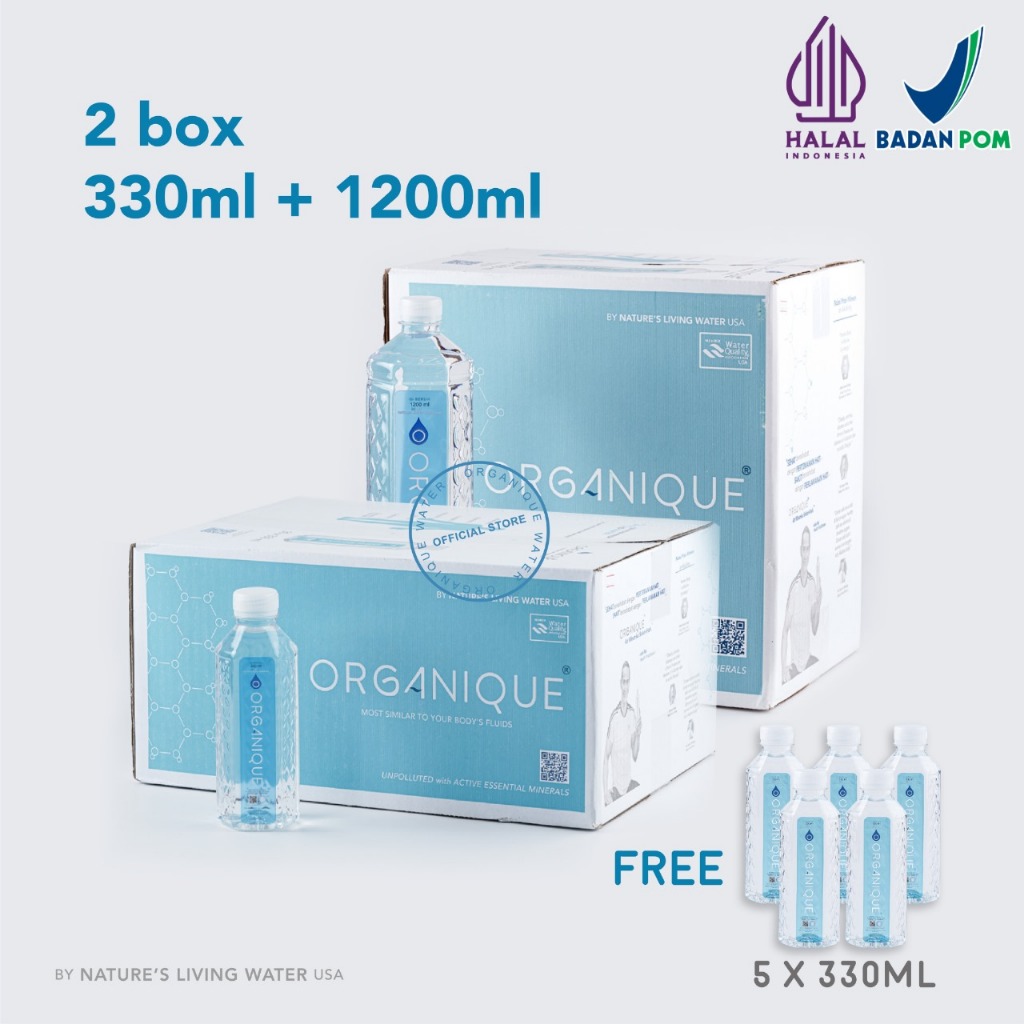 

Organique Water ( 330 ml + 1200 ml )