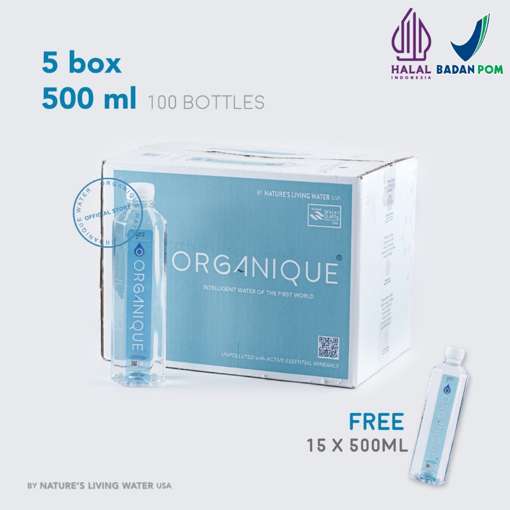 

PROMO 5 BOX! Organique Water 500 ml