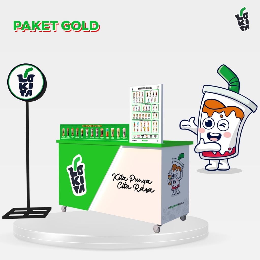 

PAKET Gold Franchise LOKITA INDONESIA Minuman Coklat