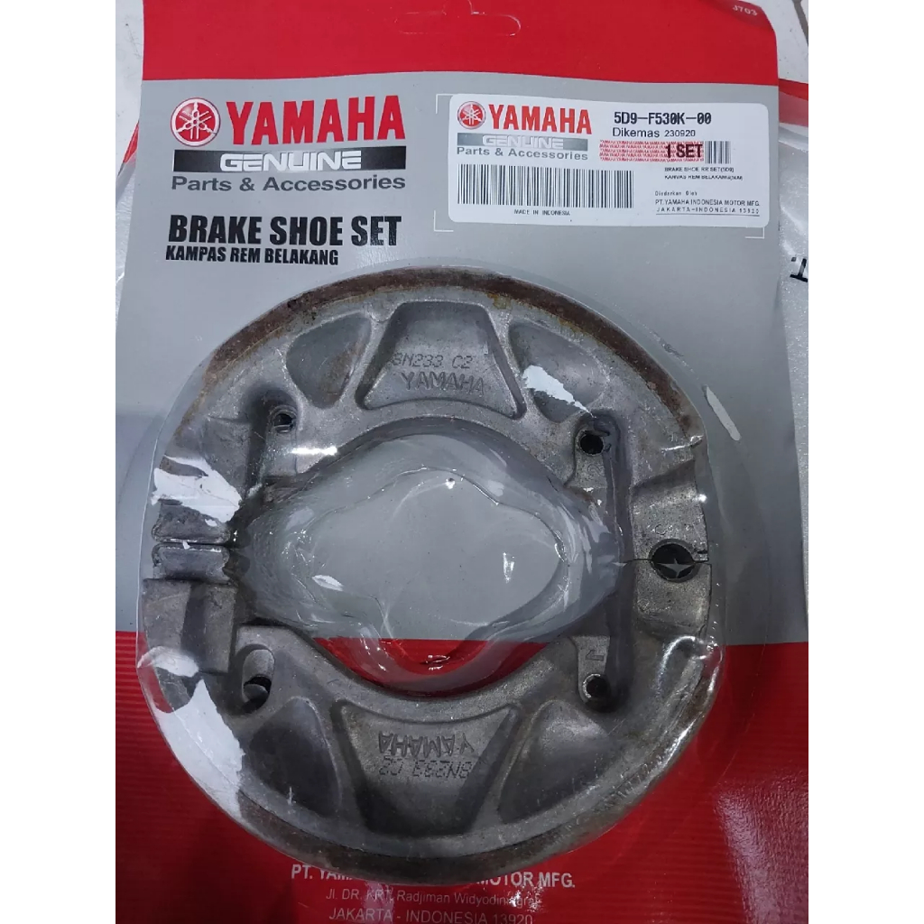 Kampas Rem Belakang ORIGINAL Yamaha Genuine Part 100% #5D9-F350K-00