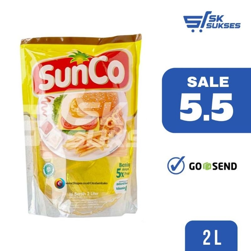 

[SURABAYA] MINYAK GORENG SUNCO - 2 ltr