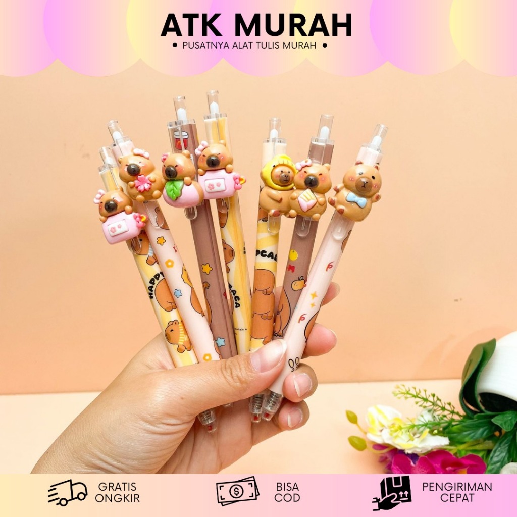 

PULPEN CETEK RESIN CAPYBARA PC-1843 PEN MEKANIK KAPIBARA CAPPYBARA LUCU HITS COD