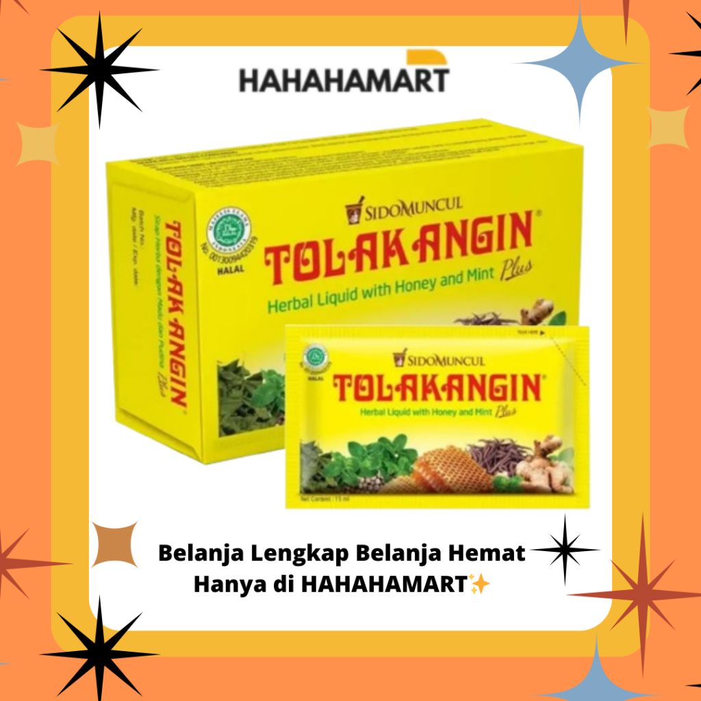 

Tolak Angin Ukuran 15ml Kemasan Sachet 1 Box Isi 12pcs