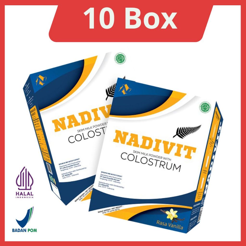 

NADIVIT Original Susu Kolostrum Untuk Syaraf Kejepit HNP 10 Box