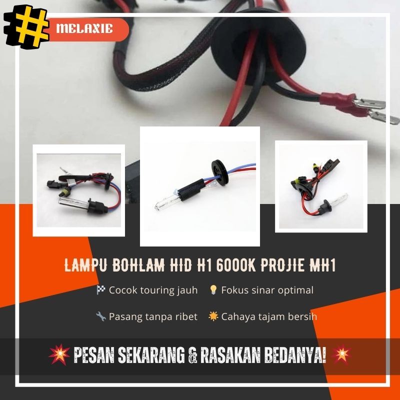Bohlam HID H1 6000K Berkualitas Tinggi untuk Projie MH1