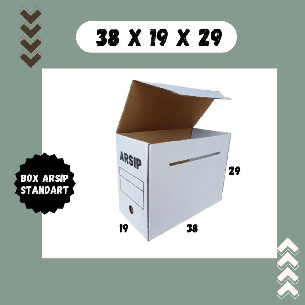 

Box Arsip Print Standart 38x19x29 Putih Kardus File Arsip Packing/polos/Arsip/File/filebox/arsipbox/ box Dokumen Rahasia