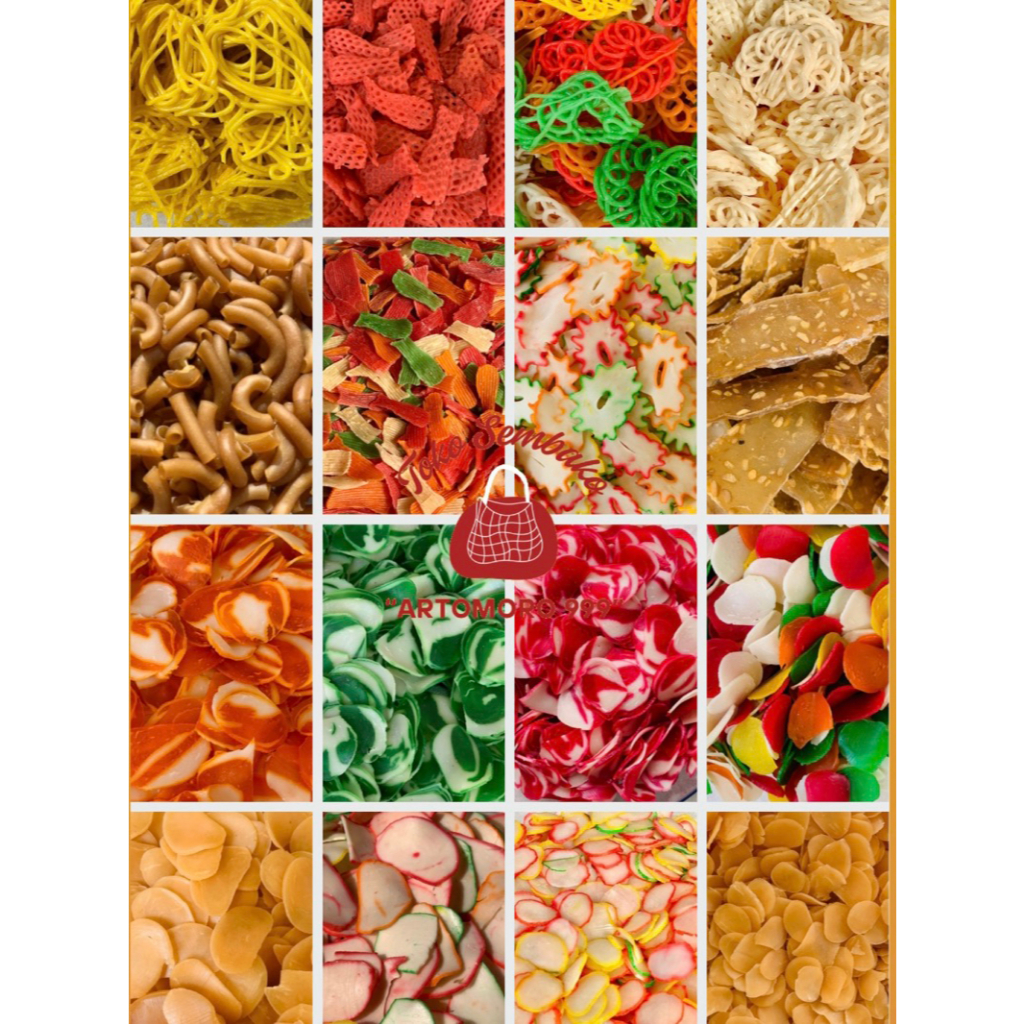 

TERLENGKAP 1 Aneka Kerupuk Mentah/Kerupuk Seblak (250 gr)