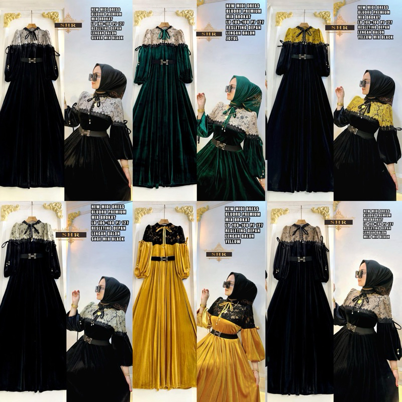 ORI SHR 100%.. GAMIS BLUDRU PREMIUM