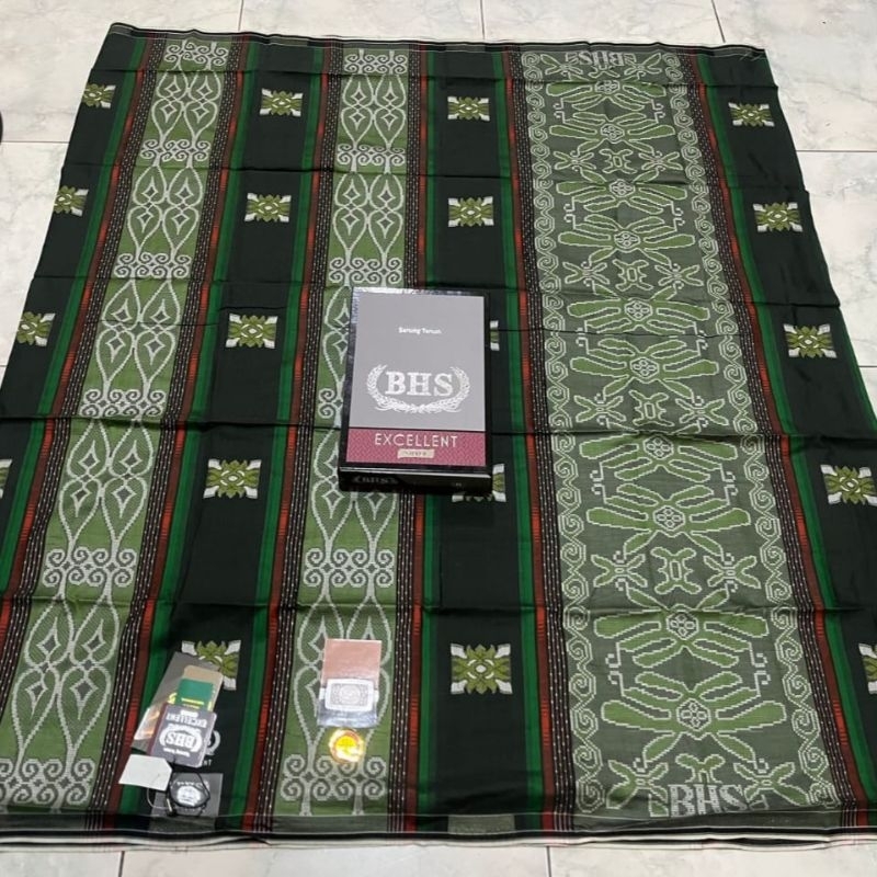Sarung BHS Mercerized JGA Silver Lawas Full Mercerized Songket Jaquard Limited (COD)