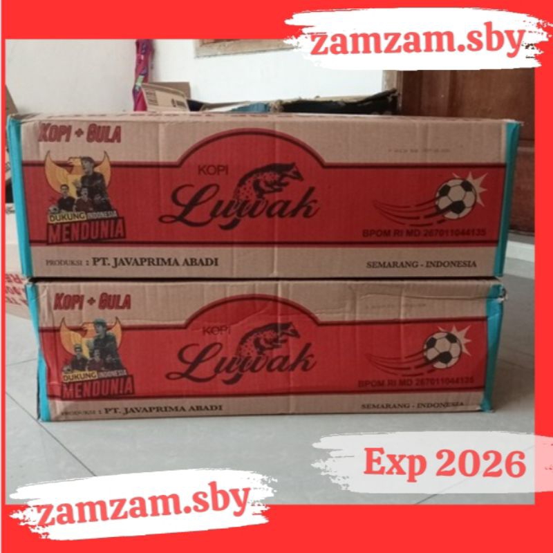 

LUWAK KOPI GULA 1 KARTON ISI 10 RENCENG