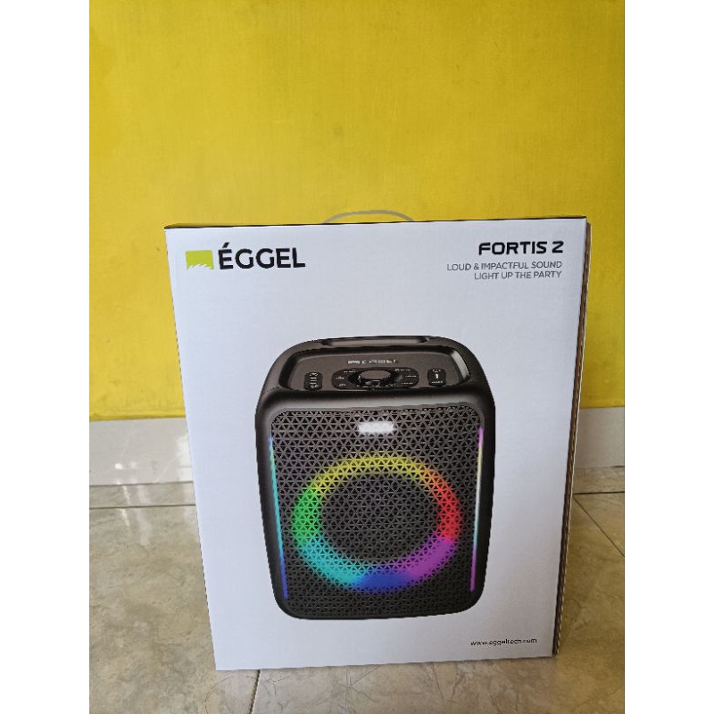 Eggel Fortis 2 speaker portable, Original garansi resmi