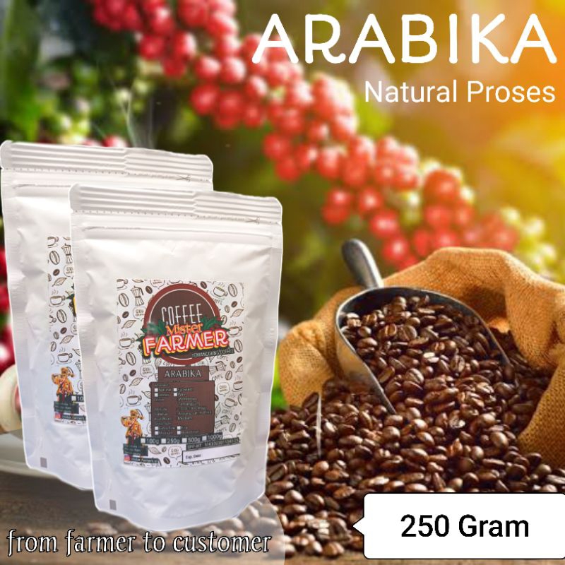 

Kopi Bubuk Arabika Temanggung Natural Process - 250 Gram