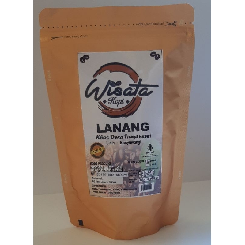 

kopi bubuk lanang 100gr khas desa tamansari "wisatakopi