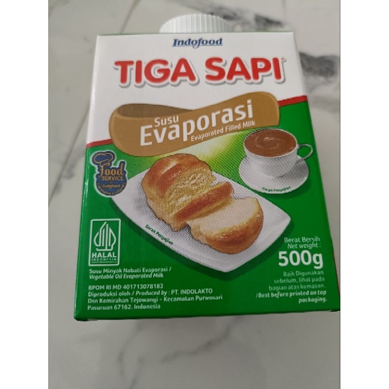 

Susu Evaporasi TIGA SAPI | 500g