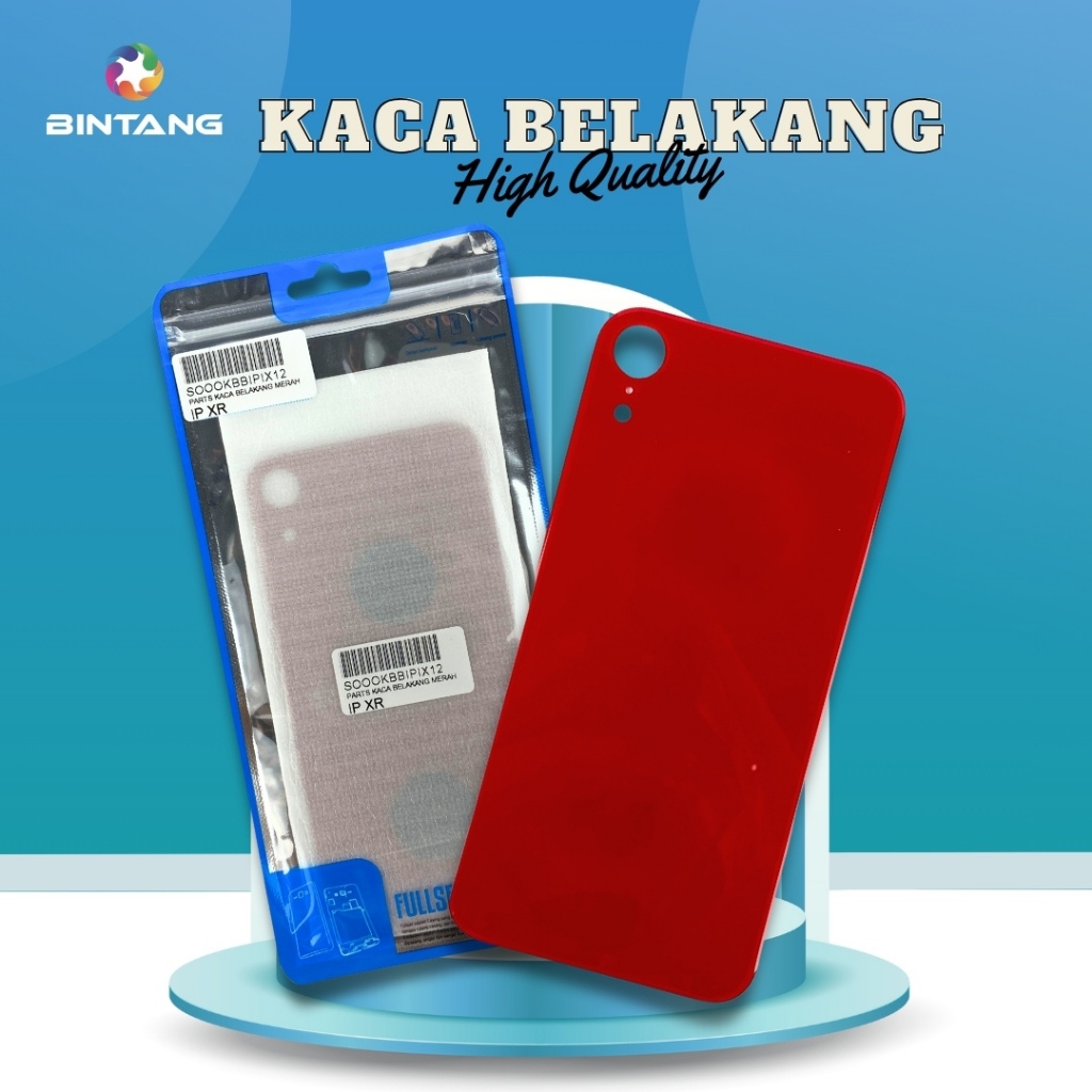 PARTS KACA BELAKANG MERAH IP XR