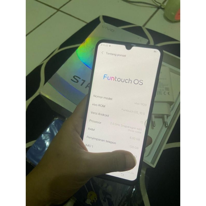 Vivo S1 Pro 8/128 GB Fullset - Handphone Second Berkualitas, YO Store Cell