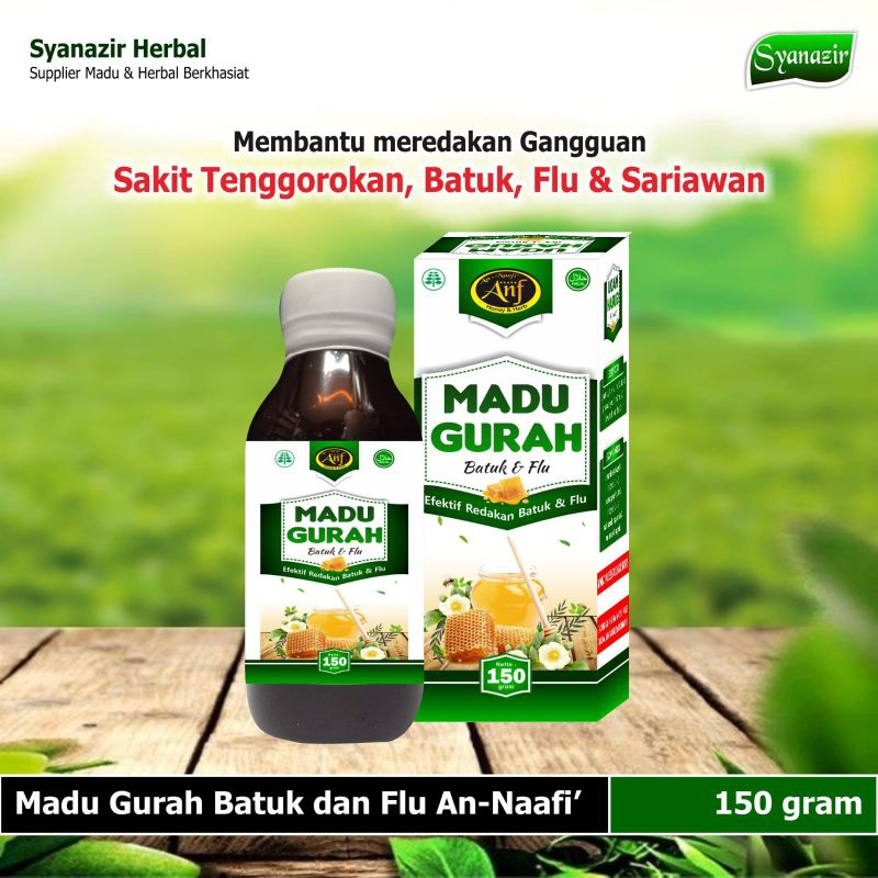 

Madu Gurah Batuk dan Flu An-Naafi 150 gr
