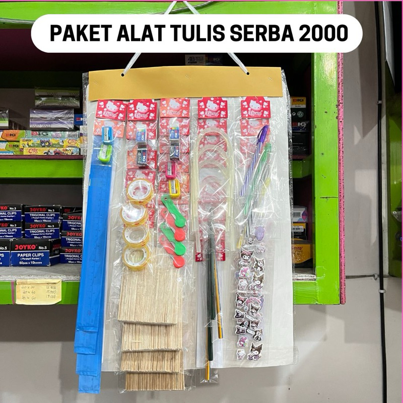 

ALAT TULIS RENCENGAN SIAP JUAL ISI 40 PASTI UNTUNG