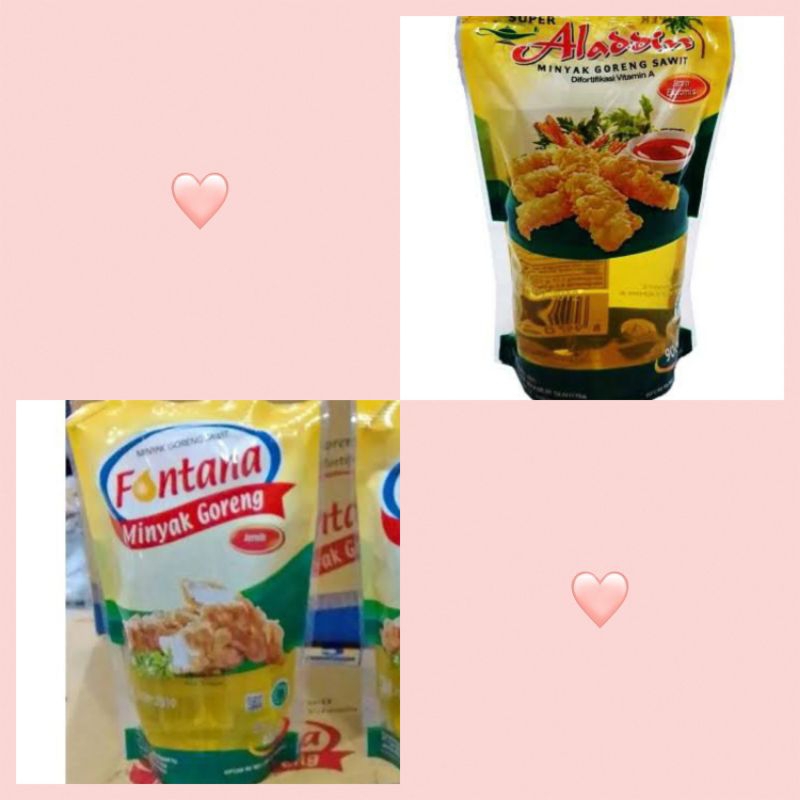 

FONTANA dan ALADIN kemasan 900ml/1liter