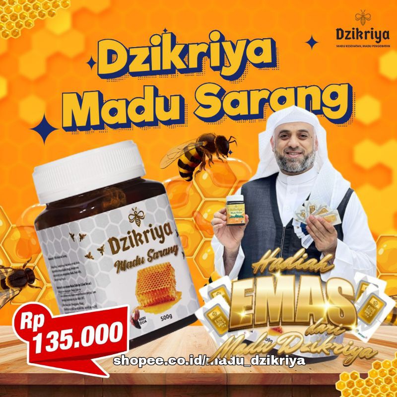 Madu Sarang Dzikriya 100% ORI Madu Herbal Dzikriya Madu Hutan Dzikriya bisa COD