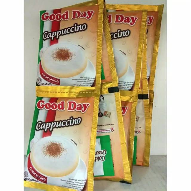 

GOOD DAY CAPPUCINO 10 X 25 GRAM