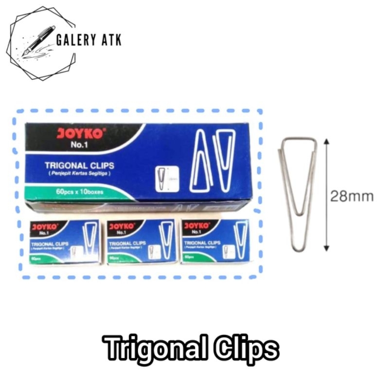

TRIGONAL CLIPS JOYKO NO.1 | PAPER CLIP JOYKO