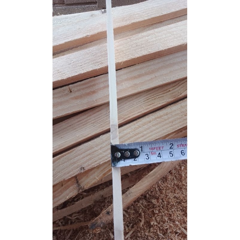 Strip jati belanda Lis kayu Stick jati belanda Ukuran 5mm X 10mm X 1000mm