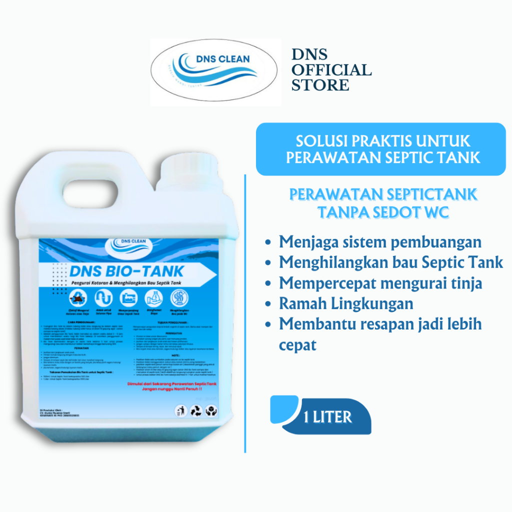 ZANE VIKO DNS BIO TANK 1 LITER SOLUSI SEPTICTANK