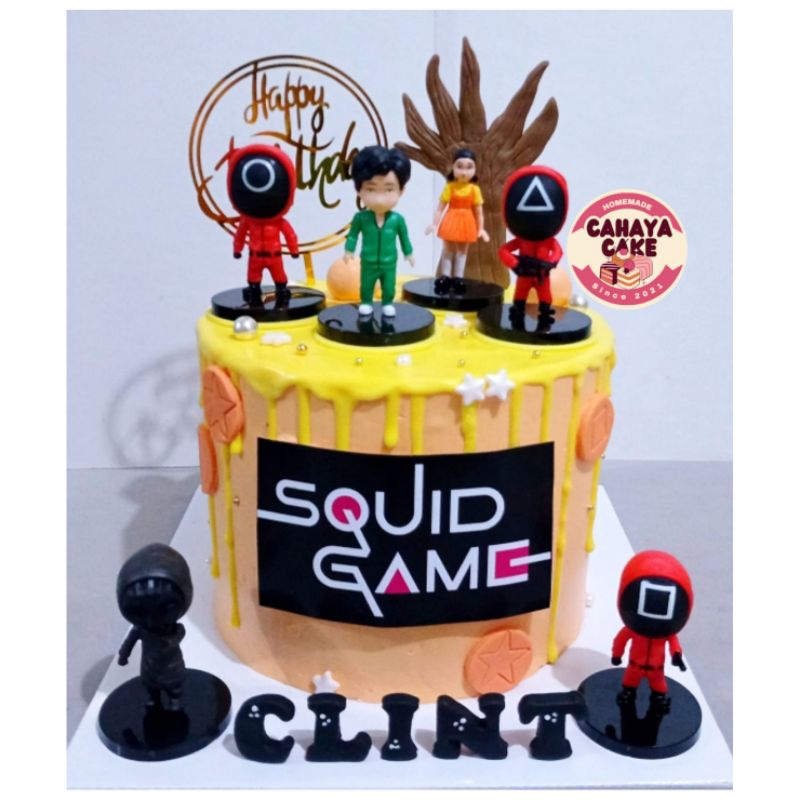 

Kue Ulang Tahun Squid Game / Squid Game / Kue Ultah Anak Murah