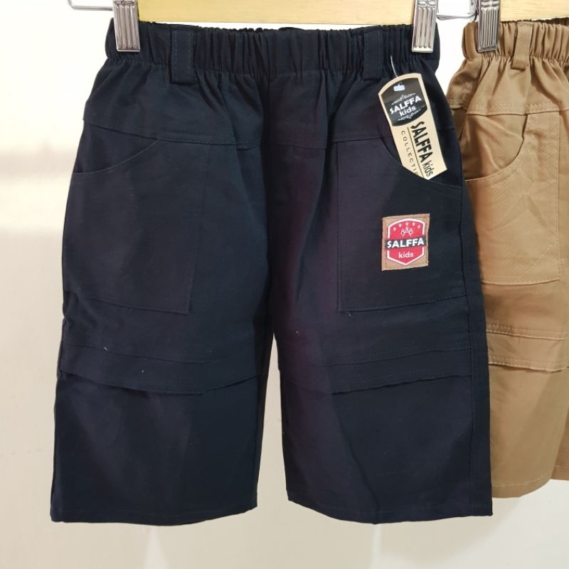 Celana pendek cargo katun anak cowok laki laki remaja chino pendek