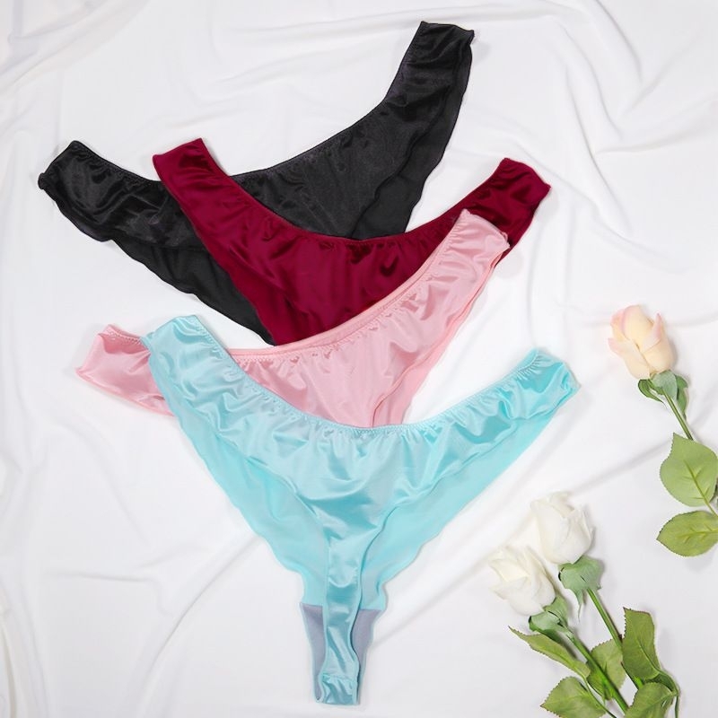 C20 Thong Wanita Full Satin mengkilap shiny US size diatas rata2